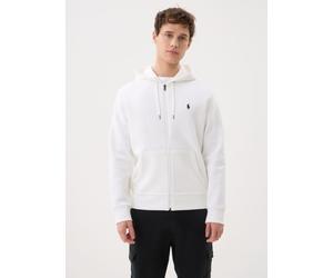 Polo Ralph Lauren - Sweat À Capuche En Maille Double 7108882 Bianco - Abbigliamento S Bianco