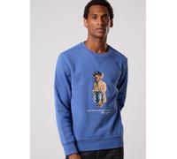 Polo Ralph Lauren - Sweatshirt crew neck Bear 710B27073 Blu - M Blu