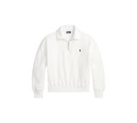 Polo Ralph Lauren, ,Sweatshirts & Hoodies ,Donna ,Bianco ,L Maglia con Zip