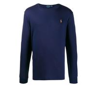 Polo Ralph Lauren - T-shirt a maniche lunghe in cotone con logo - - Tops - Uomo - Blu - L