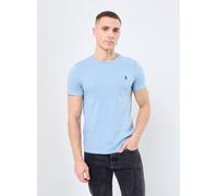 Polo Ralph Lauren - T-shirt ajusté à col rond en jersey 710671438 Blu - Abbigliamento XS Blu