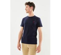 Polo Ralph Lauren - T-shirt ajusté à col rond en jersey Blu - Abbigliamento L Blu