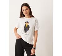 Polo Ralph Lauren - T-shirt bianca con logo orso-Bianco L