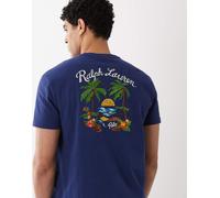 Polo Ralph Lauren - T-shirt blu navy con ricamo sul retro L