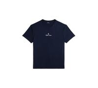 Polo Ralph Lauren - T-shirt classica oversize blu navy con scritta e logo centrale a icona L
