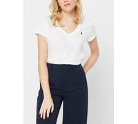 Polo Ralph Lauren - T-shirt col en V en jersey Bianco - Abbigliamento XL Bianco