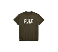 Polo Ralph Lauren - T-shirt color verde oliva con scritta del logo stile college L