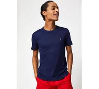 Polo Ralph Lauren - T-Shirt Coupe Ajustée En Coton Doux 7107 Blu - Abbigliamento S Blu
