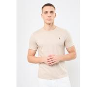 Polo Ralph Lauren - T-Shirt Coupe Ajustée En Coton Doux 710740727 Beige - Abbigliamento S Beige