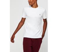 Polo Ralph Lauren - T-Shirt Coupe Ajustée En Coton Doux 710740727 Bianco - Abbigliamento L Bianco