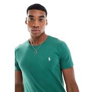 Polo Ralph Lauren - T-shirt ajusté à col rond en jersey 710671438 Verde - Abbigliamento M Verde