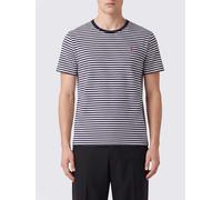 POLO RALPH LAUREN T-shirt girocollo a righe in cotone con logo Pony XL Blue Navy