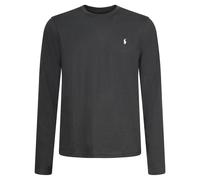 Polo Ralph Lauren - T-shirt manica lunga nera con logo ricamato sul petto per uo