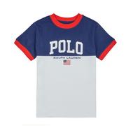 Polo Ralph Lauren T-shirt SS CN RINGER-KNIT SHIRTS-T-SHIRT in Multicolore 10 / 12 anni