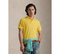 Polo Ralph Lauren The Iconic Mesh Slim manica corta giallo blu - S