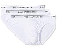 POLO RALPH LAUREN Three Low Rise Brief Pacco da Tre Slip Bianco (L)
