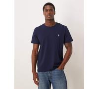 Polo Ralph Lauren - Top in cotone morbido blu navy con icona del logo L