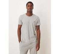 Polo Ralph Lauren - Top in cotone morbido grigio con icona del logo S