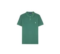 Polo Ralph Lauren - Polo Coupe Ajustée En Piqué 710680784 Verde - Abbigliamento M Verde