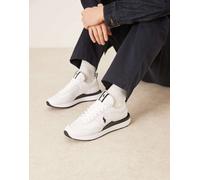 Polo Ralph Lauren - Train '89 - Sneakers bianche con dettaglio nero a coste-Bianco 41