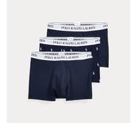 Polo Ralph Lauren Tre paia di boxer in cotone stretch M Blue