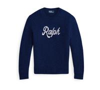 Polo Ralph Lauren - Typographic Logo Crewneck Sweater - - Knitwear - Uomo - Blu - S