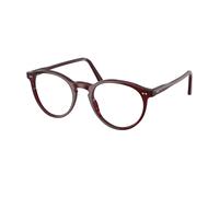 Polo Ralph Lauren Uomo PH2083 6146 Montature da vista Acetato Rosso Pantos Normale