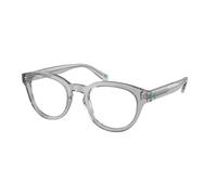 Polo Ralph Lauren Uomo PH2262 5965 Montature da vista Acetato Grigio Trasparente Pantos Normale