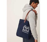 Polo Ralph Lauren - Wimbledon Capsule - Borsa shopping media in tela blu navy con stemma del logo One Size
