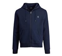 Polo Ralph Lauren Zip intera da uomo a doppia maglia, Navy, Large