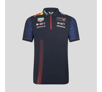 Red Bull Racing Formula One Team, Maglietta Polo a Maniche Corte da Uomo con Licenza Ufficiale Formula 1 2023, Replica della Squadra Night Sky, da Uomo, Cielo Notturno, S