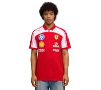 Puma Sf Ferrari 713829 Replica Short Sleeve Polo Rosso L Uomo