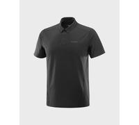 Salomon - Trackline SS Tee - Trackline Polo M Deep Black per Uomo - Taglia L - Nero Nero L