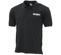 MFH Polo Security Uomo Tattico Excersise Sicurezza Sport Urbano Outdoor Nero