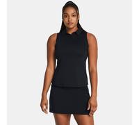 Polo senza maniche Under Armour Playoff da donna Nero / Nero / Halo Grigio L