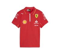 Polo-shirt Bambino Ragazzo Scuderia Ferrari F1 team Replica Sponsor 2024