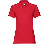 Polo Shirt * Lady della Fit 65/35 Polo * Fruit Of The Loom Rot Medium