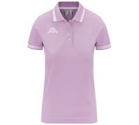 Kappa polo maniche corte da donna in cotone viola da fitness | Kappa XL