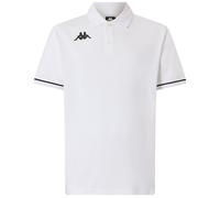 Kappa Barli Polo, Nero/Bianco, XL Uomo
