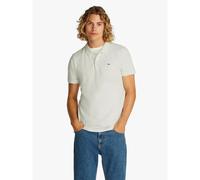 Tommy Hilfiger Polo Uomo TJM Slim Placket Maniche corte Bianco (Ecru) XXL