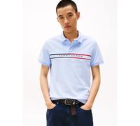 Polo slim con strisce colorate Blu S A righe