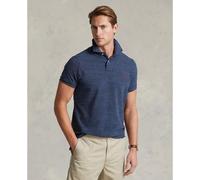 Polo slim in cotone piqué Blu M Tinta unita