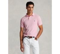 Polo slim in cotone piqué Rosa L Tinta unita