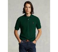 Polo slim in cotone piqué Verde XL Tinta unita