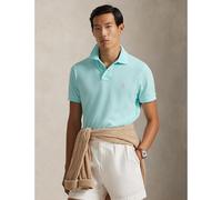 Polo slim in maglia piqué Blu M Tinta unita