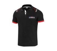Polo Sparco Martini Racing ricamata nera - taglia S
