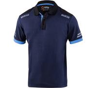 Polo Sparco Tech (lavoro di squadra) nero/blu - taglia M