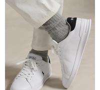 Polo Sport Sneaker Heritage Court II in cuoio nappa EU 37 White