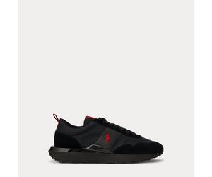 Polo Sport Sneaker Train 89 in camoscio e Oxford EU 47 Black