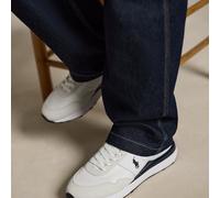 Polo Sport Sneaker Train 89 in camoscio e Oxford EU 48 White